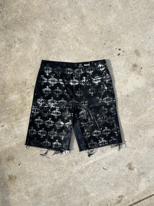 1/1 Bleached Denim Shorts – #04
