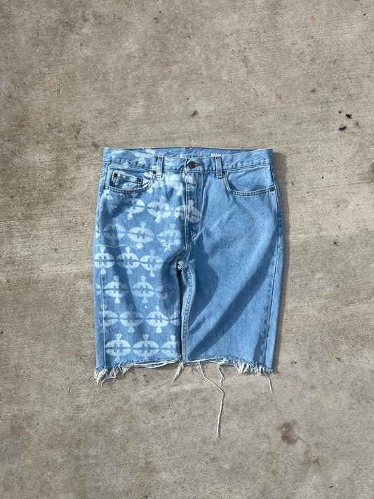 1/1 Bleached Denim Shorts – #02